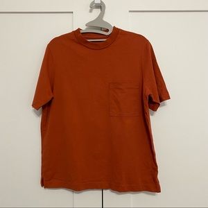 Everlane Rust Oversized Pocket Tee (XS)